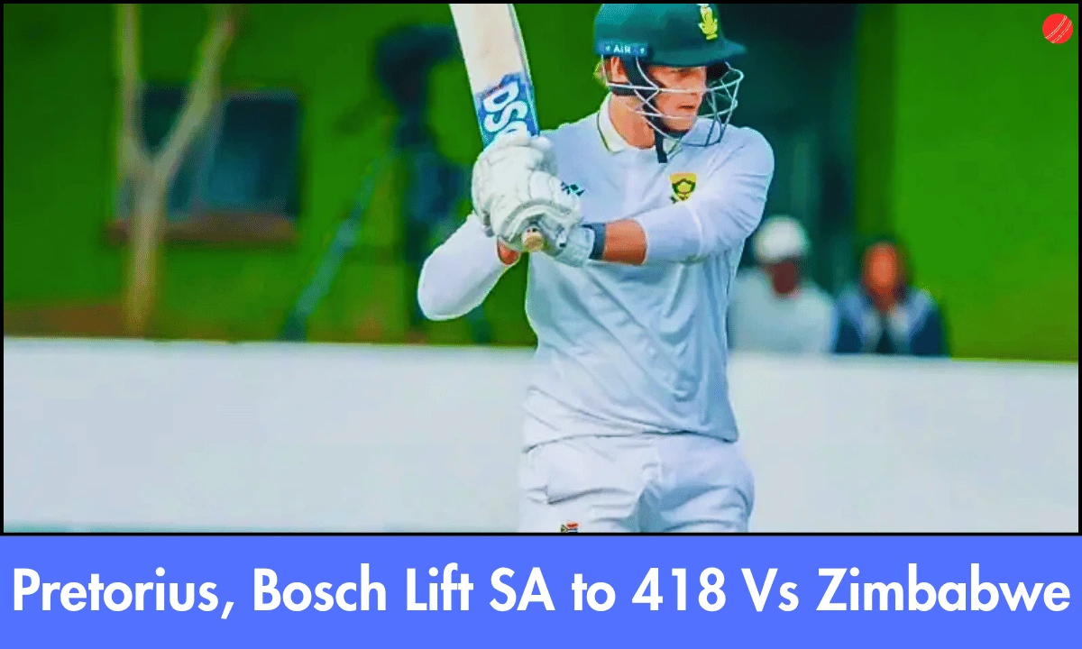 Debutant Pretorius, Bosch